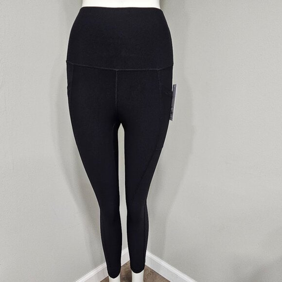 Yogalicious Rib Tribeca Super High Rise 7/8 Tight Leggings - Picture 1 of 8